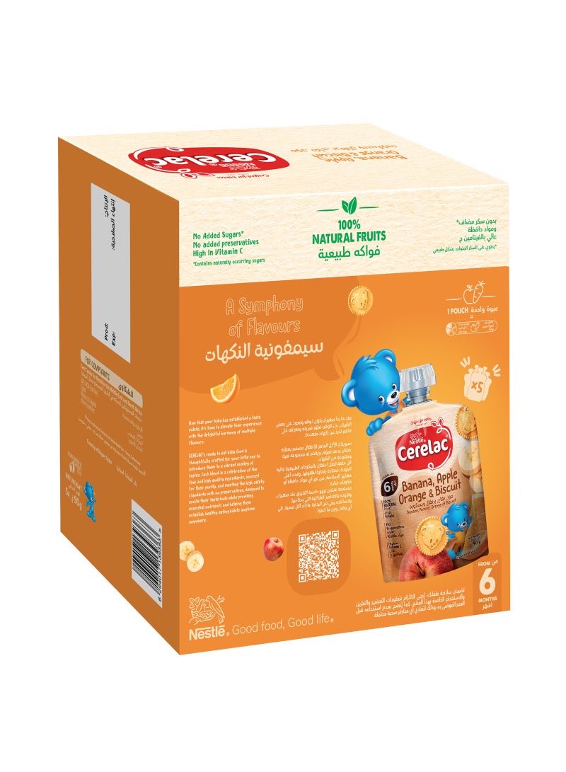 Cerelac Banana Apple Orange Biscuit Puree - Image 5